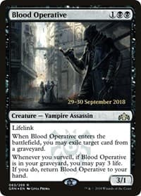 Blood Operative - Prerelease Cards - Magic: The Gathering card
