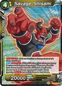 Savage Shisami - Miraculous Revival - Dragon Ball Super: Masters card