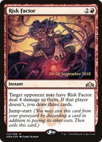 Risk Factor - Prerelease Cards - Magic: The Gathering card