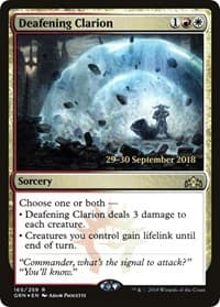 Deafening Clarion - Prerelease Cards - Magic: The Gathering card