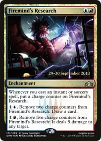 Firemind's Research - Prerelease Cards - Magic: The Gathering card