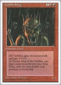Goblin King - Fourth Edition - Magic: The Gathering card