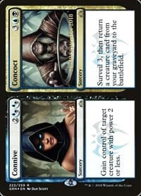 Connive // Concoct - Prerelease Cards - Magic: The Gathering card
