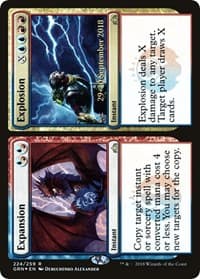 Expansion // Explosion - Prerelease Cards - Magic: The Gathering card