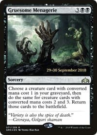 Gruesome Menagerie - Prerelease Cards - Magic: The Gathering card