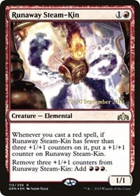 Runaway Steam-Kin - Prerelease Cards - Magic: The Gathering card