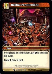 Hellfire Fortifications - March of the Legion - WoW card