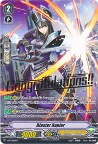 Blaster Rapier (Hot Stamped) - V Promo Cards - Cardfight Vanguard card