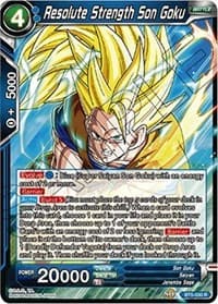 Resolute Strength Son Goku - Miraculous Revival - Dragon Ball Super: Masters card