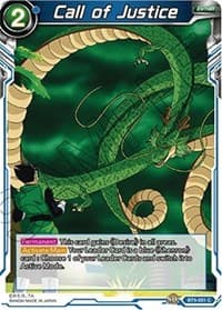 Call of Justice - Miraculous Revival - Dragon Ball Super: Masters card