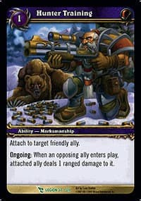 Hunter Training - March of the Legion - WoW card