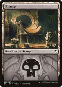 Swamp (075) - Guilds of Ravnica: Guild Kits - Magic: The Gathering card