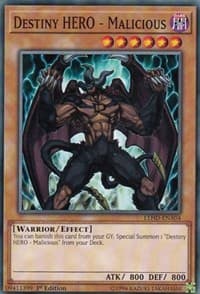 Destiny HERO - Malicious - Legendary Hero Decks - YuGiOh card