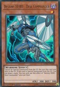 Destiny HERO - Disk Commander - Legendary Hero Decks - YuGiOh card