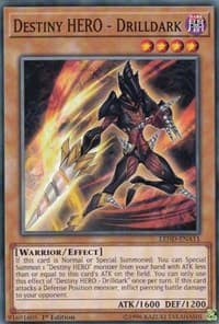 Destiny HERO - Drilldark - Legendary Hero Decks - YuGiOh card