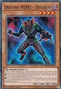Destiny HERO - Decider - Legendary Hero Decks - YuGiOh card