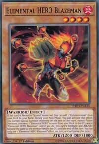 Elemental HERO Blazeman - Legendary Hero Decks - YuGiOh card
