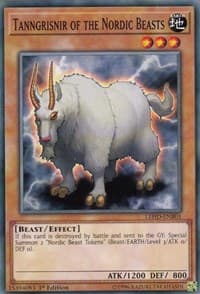 Tanngrisnir of the Nordic Beasts - Legendary Hero Decks - YuGiOh card
