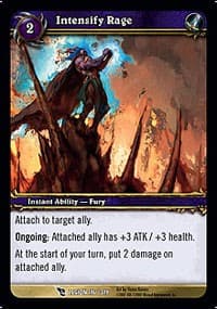 Intensify Rage - March of the Legion - WoW card