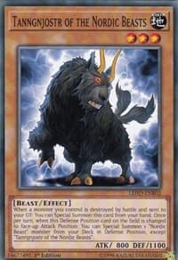 Tanngnjostr of the Nordic Beasts - Legendary Hero Decks - YuGiOh card