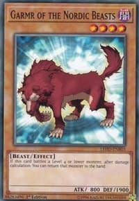 Garmr of the Nordic Beasts - Legendary Hero Decks - YuGiOh card