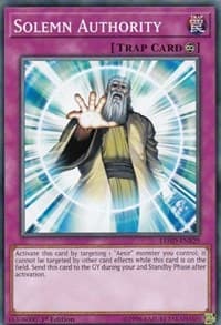 Solemn Authority - Legendary Hero Decks - YuGiOh card