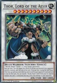 Thor, Lord of the Aesir - Legendary Hero Decks - YuGiOh card