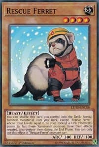 Rescue Ferret - Legendary Hero Decks - YuGiOh card