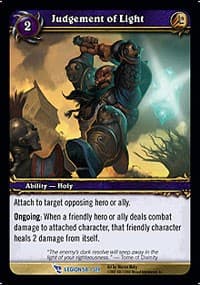 Judgement of Light - March of the Legion - WoW card