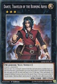 Dante, Traveler of the Burning Abyss - Legendary Hero Decks - YuGiOh card
