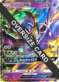 Lunala GX - SM103 - Jumbo Cards - Pokemon card