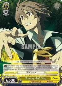 "Apocrypha" Sieg - Fate/Apocrypha - Weiss Schwarz card