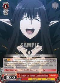 "Before the Throne" Assassin of Red - Fate/Apocrypha - Weiss Schwarz card