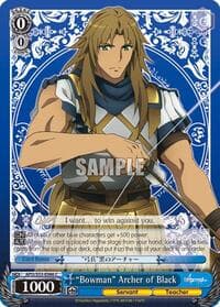 "Bowman" Archer of Black - Fate/Apocrypha - Weiss Schwarz card