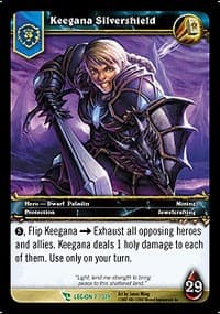 Keegana Silvershield - March of the Legion - WoW card