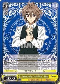 "Great Holy Grail War" Sieg - Fate/Apocrypha - Weiss Schwarz card
