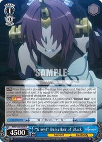 "Growl" Berserker of Black - Fate/Apocrypha - Weiss Schwarz card