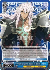 "Heroic Spirit" Saber of Black - Fate/Apocrypha - Weiss Schwarz card