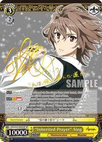 "Inherited Prayer" Sieg (SP) - Fate/Apocrypha - Weiss Schwarz card