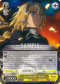 "La Pucelle" Ruler (SR) - Fate/Apocrypha - Weiss Schwarz card