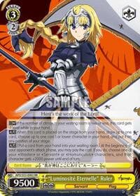 "Luminosite Eternelle" Ruler - Fate/Apocrypha - Weiss Schwarz card