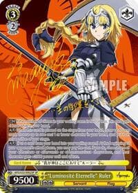 "Luminosite Eternelle" Ruler (SP) - Fate/Apocrypha - Weiss Schwarz card