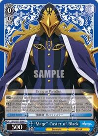 "Mage" Caster of Black - Fate/Apocrypha - Weiss Schwarz card