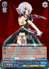 "Massacre" Assassin of Black - Fate/Apocrypha - Weiss Schwarz card
