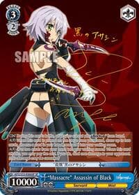 "Massacre" Assassin of Black (SP) - Fate/Apocrypha - Weiss Schwarz card