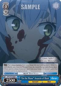 "On the Phone" Assassin of Black - Fate/Apocrypha - Weiss Schwarz card