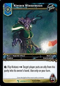 Kintara Wintermoon - March of the Legion - WoW card