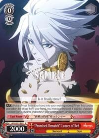 "Promised Rematch" Lancer of Red - Fate/Apocrypha - Weiss Schwarz card