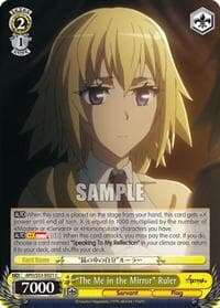 "The Me in the Mirror" Ruler - Fate/Apocrypha - Weiss Schwarz card