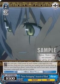 "Twice Overlapping" Assassin of Black - Fate/Apocrypha - Weiss Schwarz card